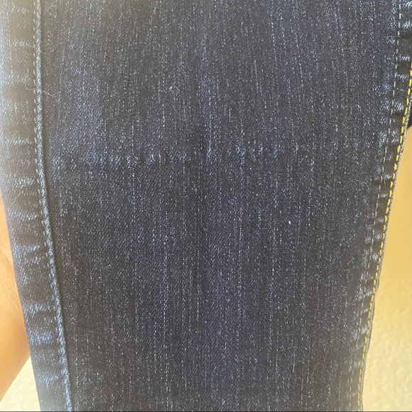 7 For All Mankind The Ankle Skinny Dark Wash‎ Jeans - Picture 9 of 11